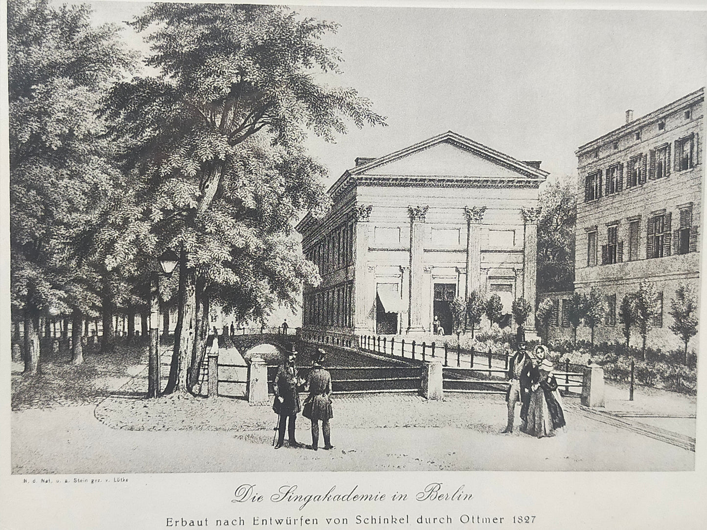 Historisches Bild Singakademie Berlin – Klassizismus Architektur