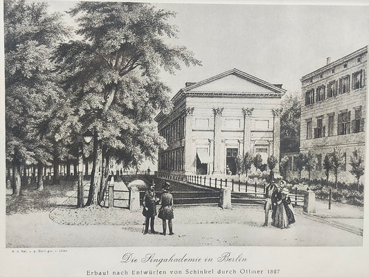 Historisches Bild Singakademie Berlin – Klassizismus Architektur