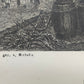 Historisches Bild Cöllnischer Fischmarkt Berlin – Edler Holzrahmen
