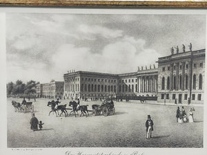 Historischer Bild  – Das Universitätsgebäude in Berlin (Rokoko)