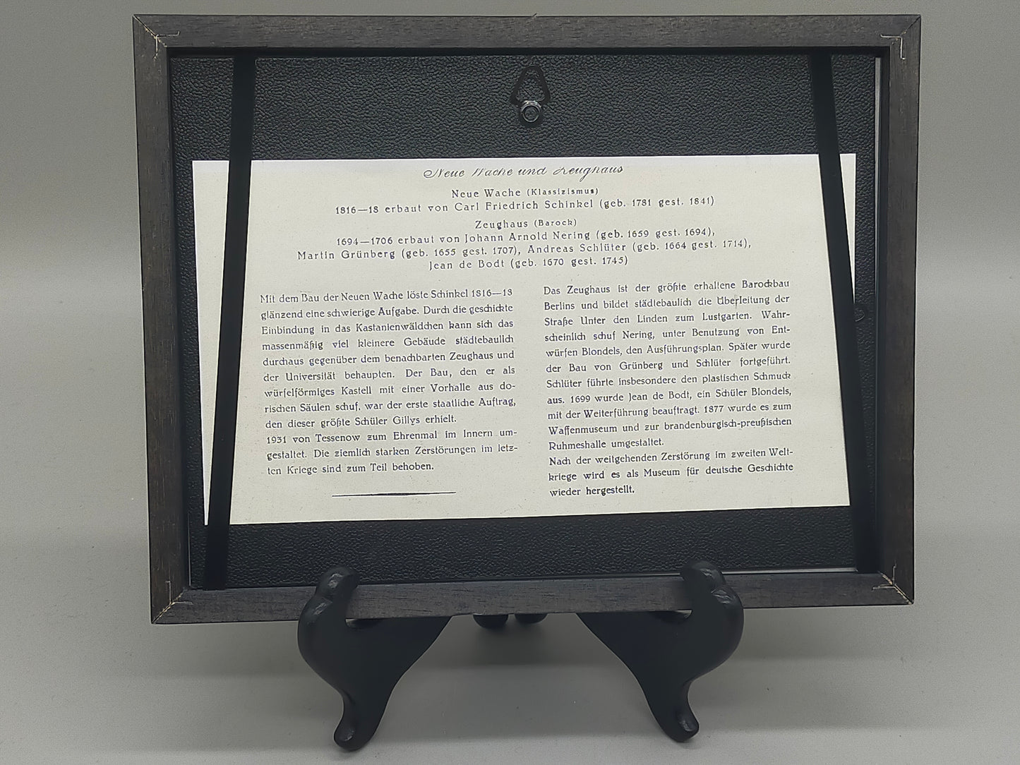 Historischer Bild- Berlin Neue Wache & Zeughaus – Klassizismus & Barock