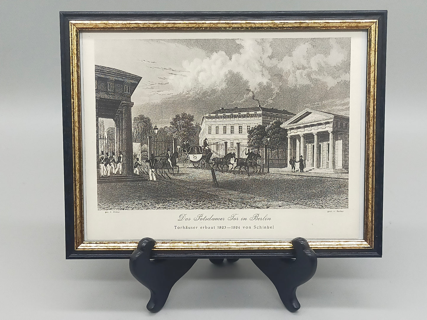 Historischer Bild: Das Potsdamer Tor in Berlin – Edler Rahmen & Schinkel-Design