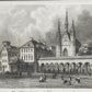 Historischer Bild: Die Klosterkirche und Klosterstraße in Berlin