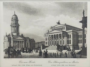 Historischer Bild: Die neue Kirche & Das Schauspielhaus Berlin