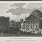 Historischer Bild: Die St. Hedwigskirche in Berlin – Stahlstich gerahmt