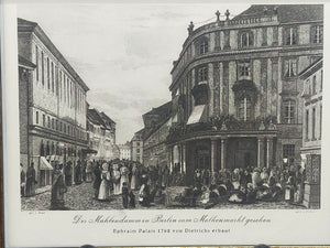 Historischer Bild: Der Mühlendamm in Berlin vom Molkenmarkt gesehen