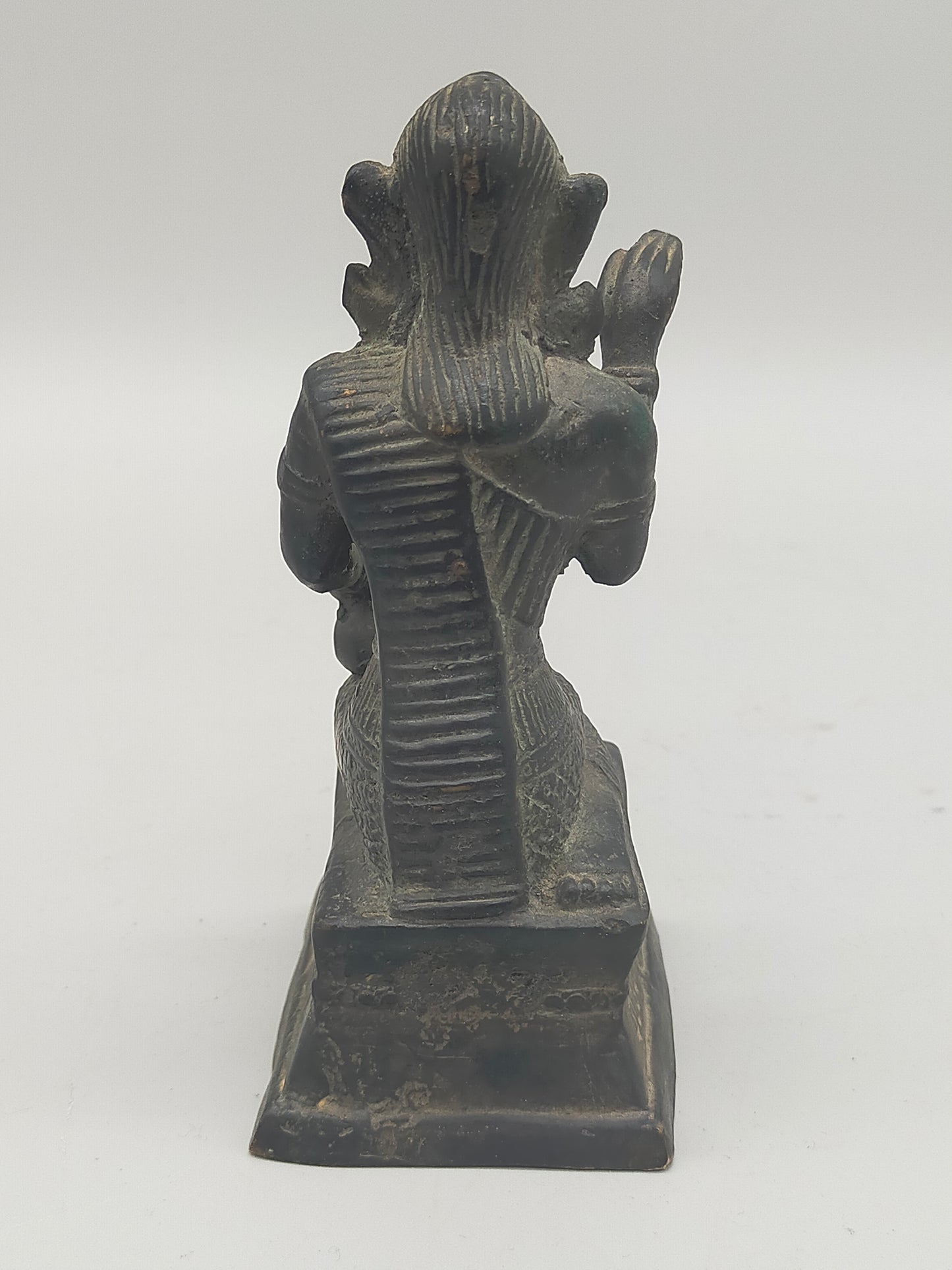 Antike Bronze Figur Nang Kwak – Traditioneller Glücksbringer aus Thailand
