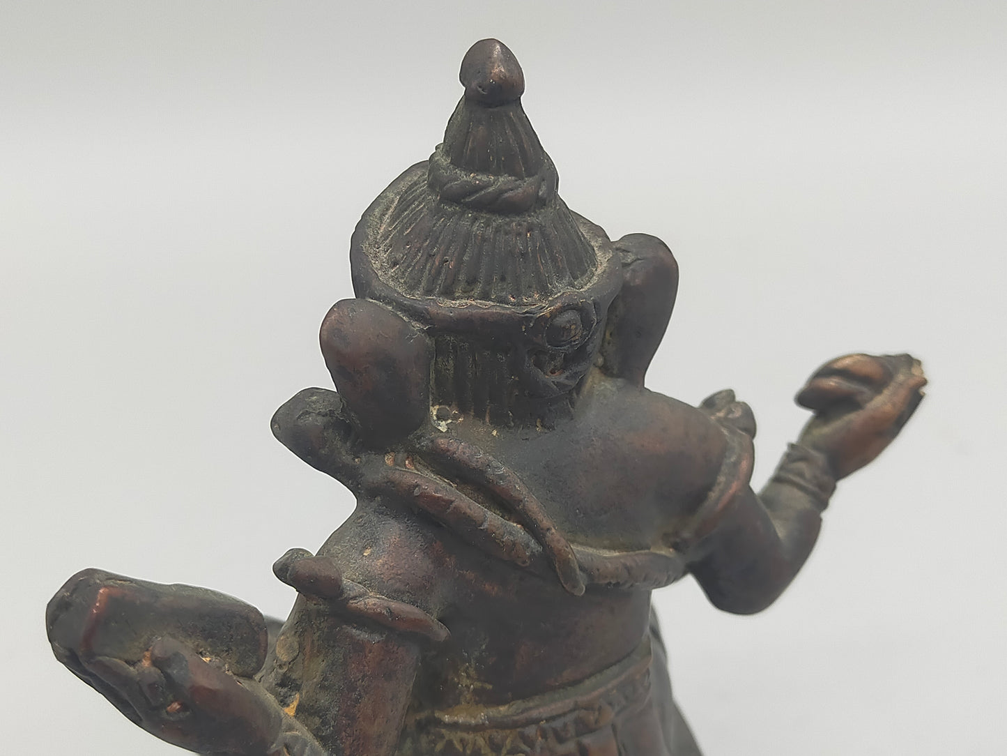 Antike Ganesha Statue aus Bronze – Spirituelle Dekoration & Handarbeit