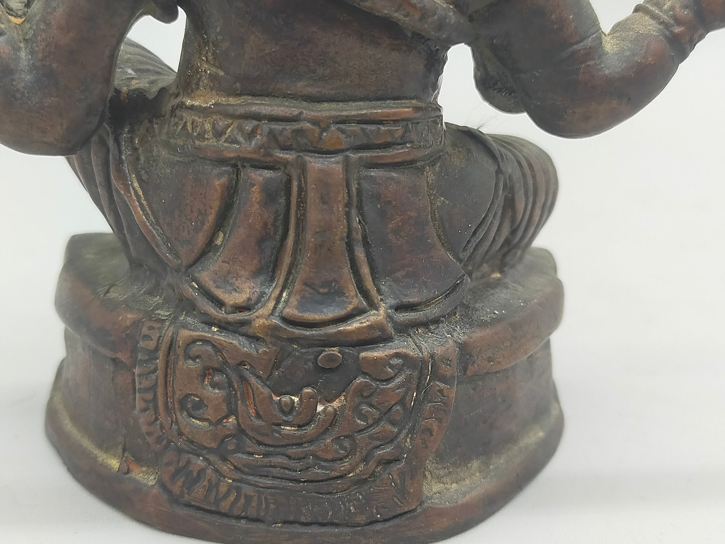 Antike Ganesha Statue aus Bronze – Spirituelle Dekoration & Handarbeit