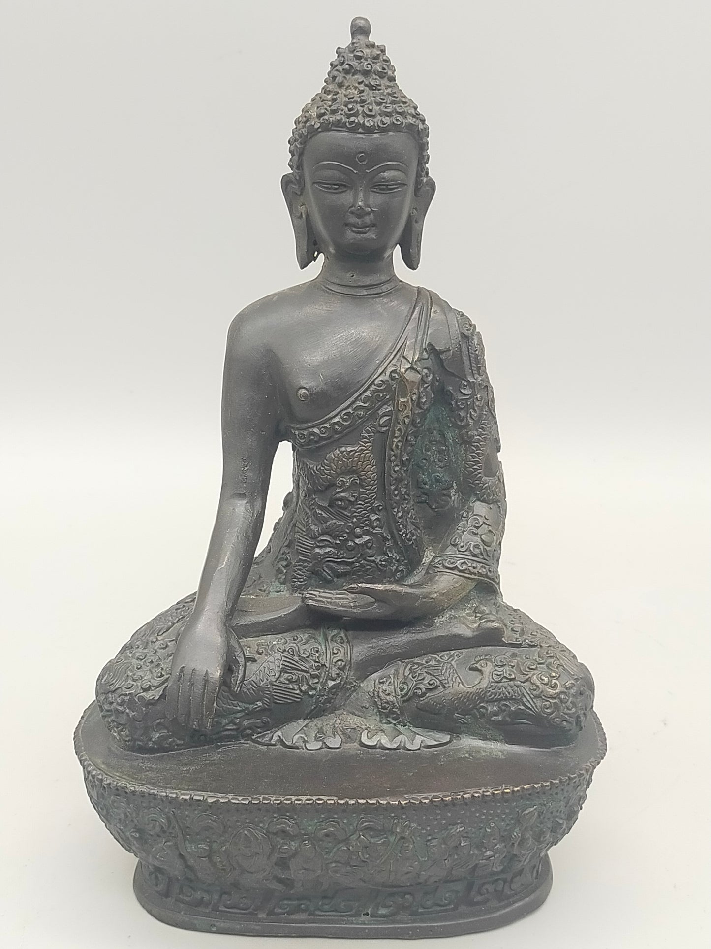 Antike Bronze Buddha Statue – Handgefertigte Saky amuni Figur