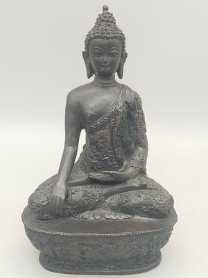 Antike Bronze Buddha Statue – Handgefertigte Saky amuni Figur