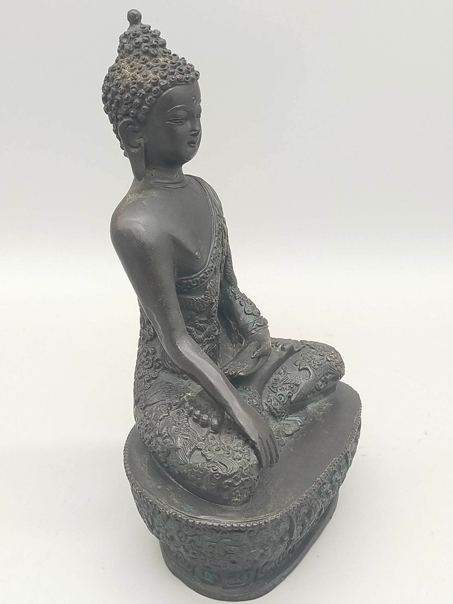 Antike Bronze Buddha Statue – Handgefertigte Saky amuni Figur