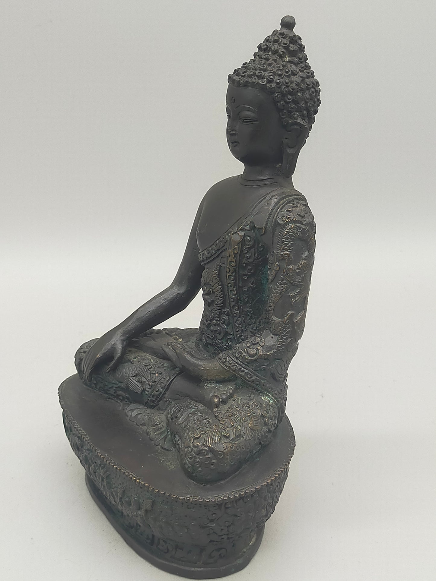 Antike Bronze Buddha Statue – Handgefertigte Saky amuni Figur