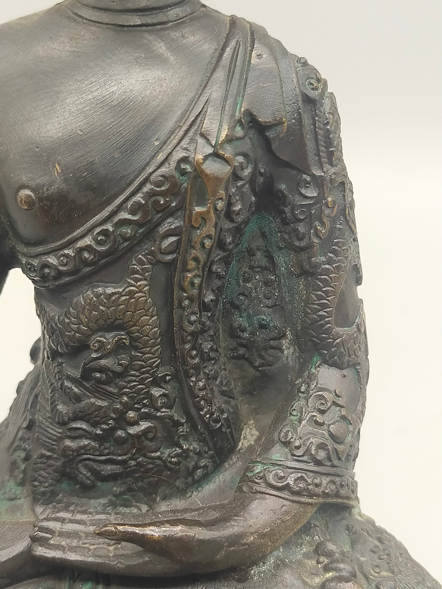 Antike Bronze Buddha Statue – Handgefertigte Saky amuni Figur