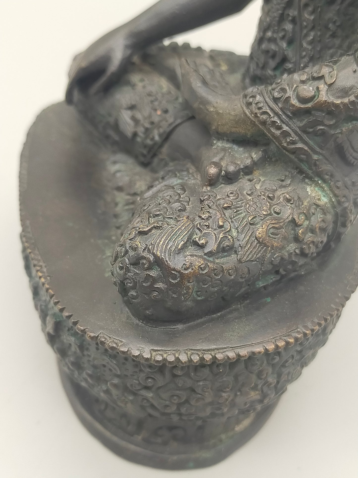 Antike Bronze Buddha Statue – Handgefertigte Saky amuni Figur