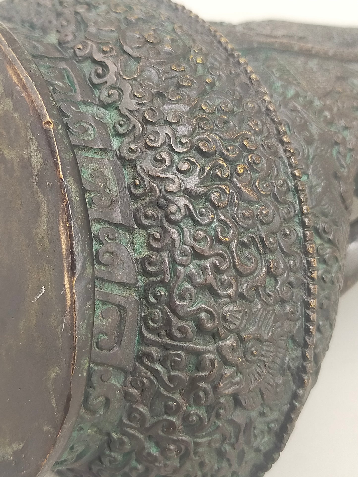 Antike Bronze Buddha Statue – Handgefertigte Saky amuni Figur