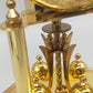 Edle Dugena Drehpendeluhr – Goldfarbenes Vintage Design unter Glaskuppel