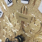 Edle Dugena Drehpendeluhr – Goldfarbenes Vintage Design unter Glaskuppel