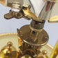 Edle Dugena Drehpendeluhr – Goldfarbenes Vintage Design unter Glaskuppel