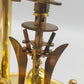 Edle Dugena Drehpendeluhr – Goldfarbenes Vintage Design unter Glaskuppel