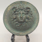 Antike Medusa Wandplakette – Relief aus Bronze