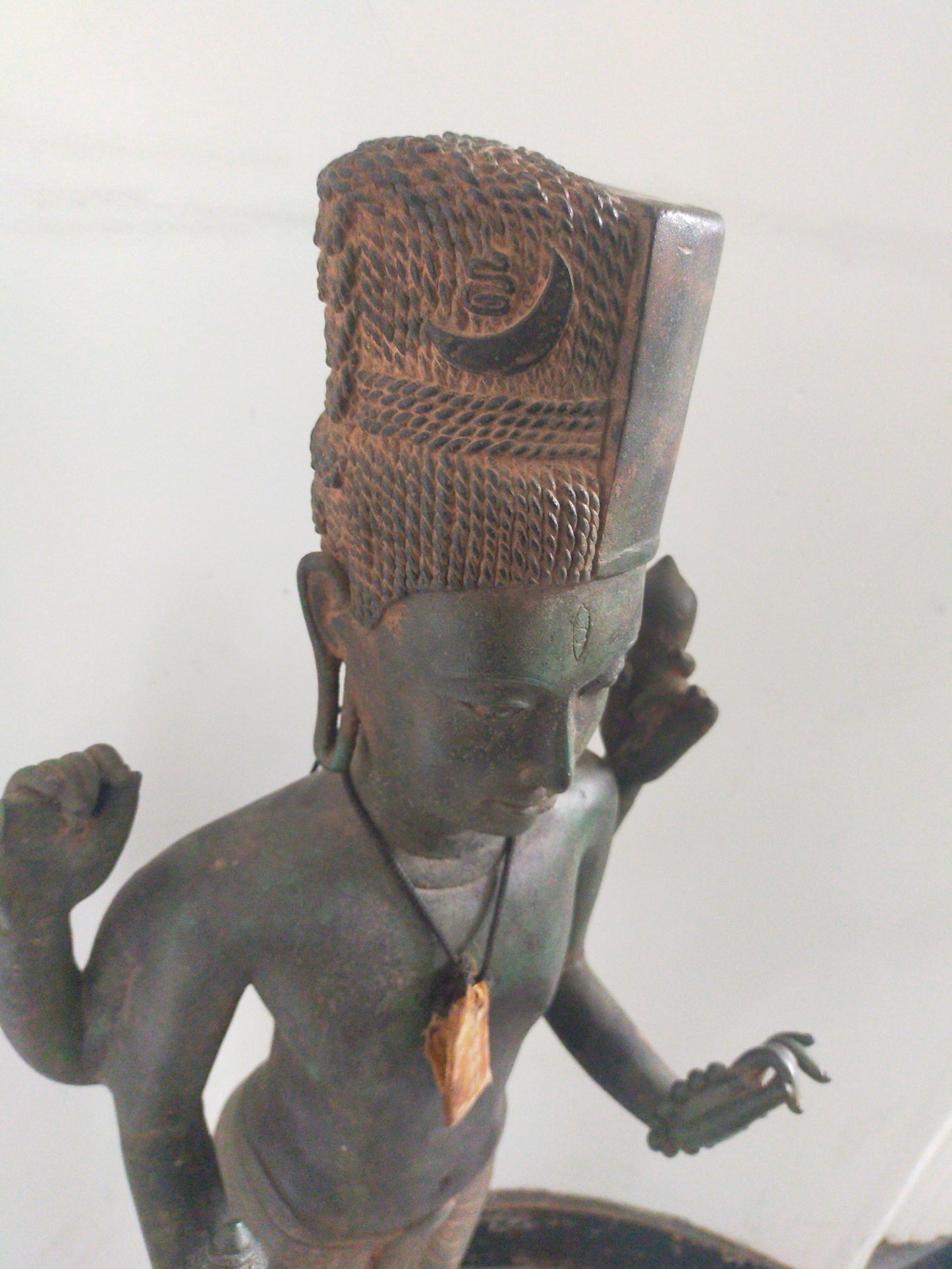 Große Bronze Skulptur Vishnu – Antiker Stil, Spirituelle Dekoration