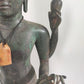 Große Bronze Skulptur Vishnu – Antiker Stil, Spirituelle Dekoration