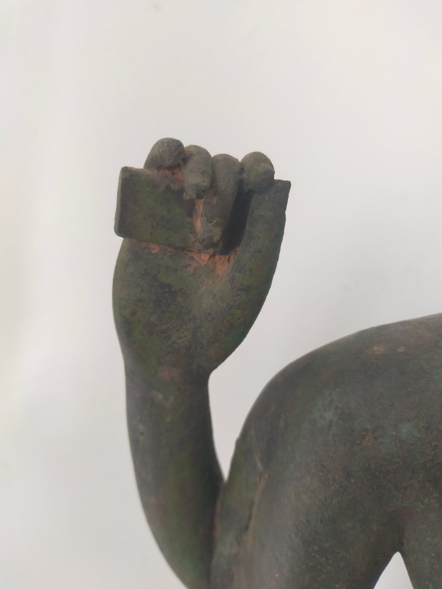 Große Bronze Skulptur Vishnu – Antiker Stil, Spirituelle Dekoration