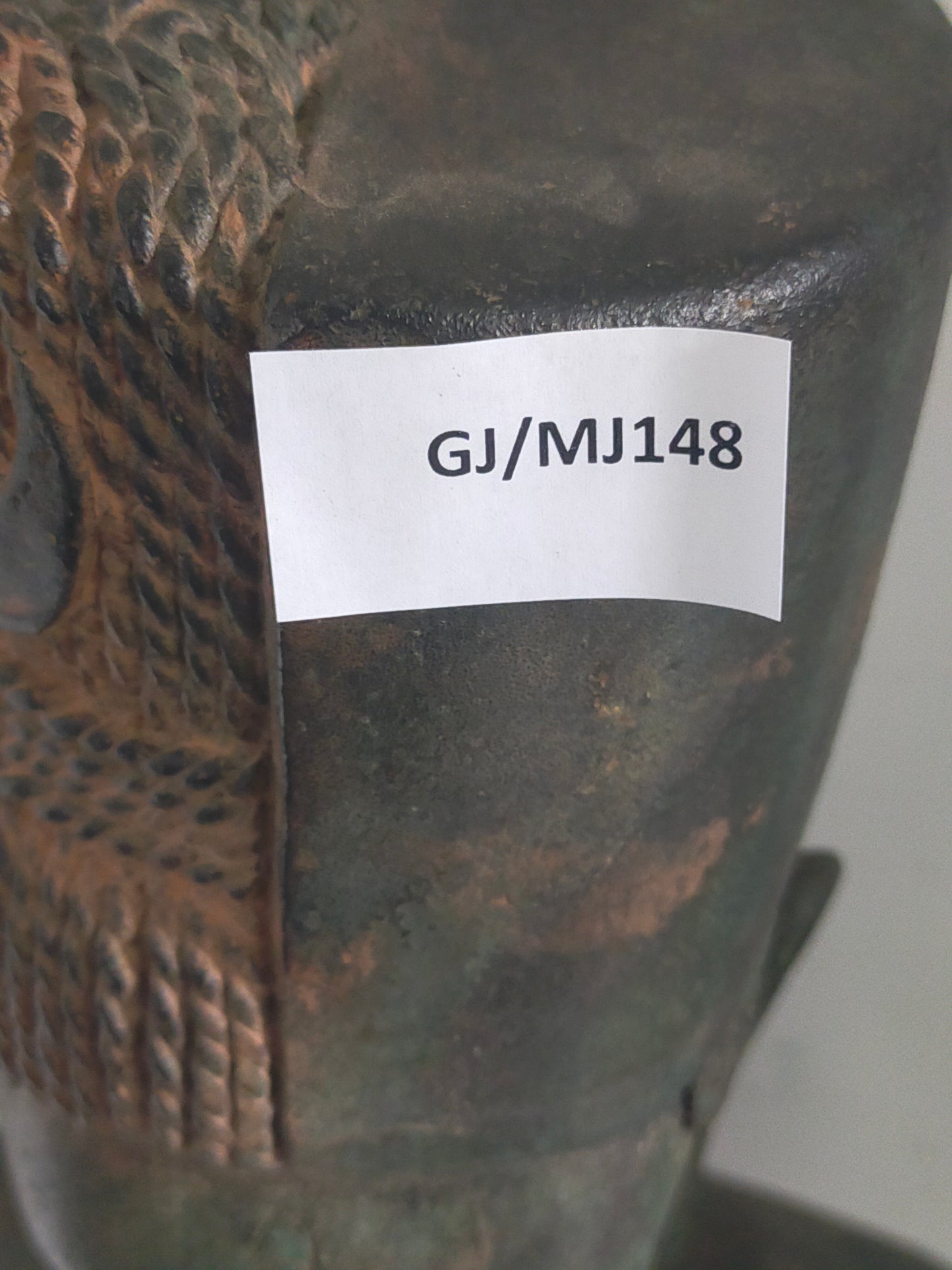 Große Bronze Skulptur Vishnu – Antiker Stil, Spirituelle Dekoration