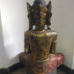 Antike Buddha Statue vergoldet – Spirituelle Dekoration