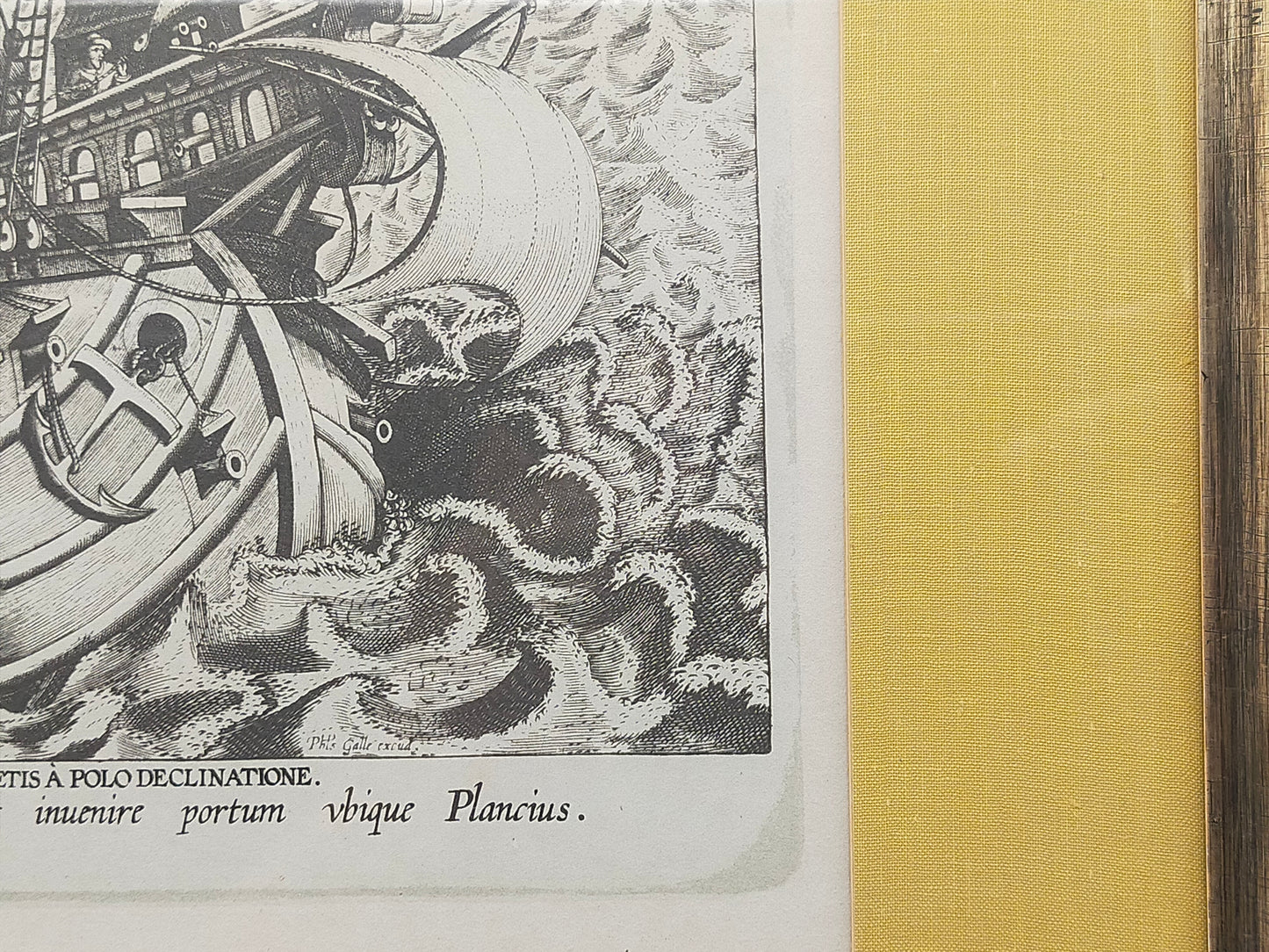 Historisches Bild "Orbis Longitudines" – Ioan Stradanus Maritimer Kupferstich