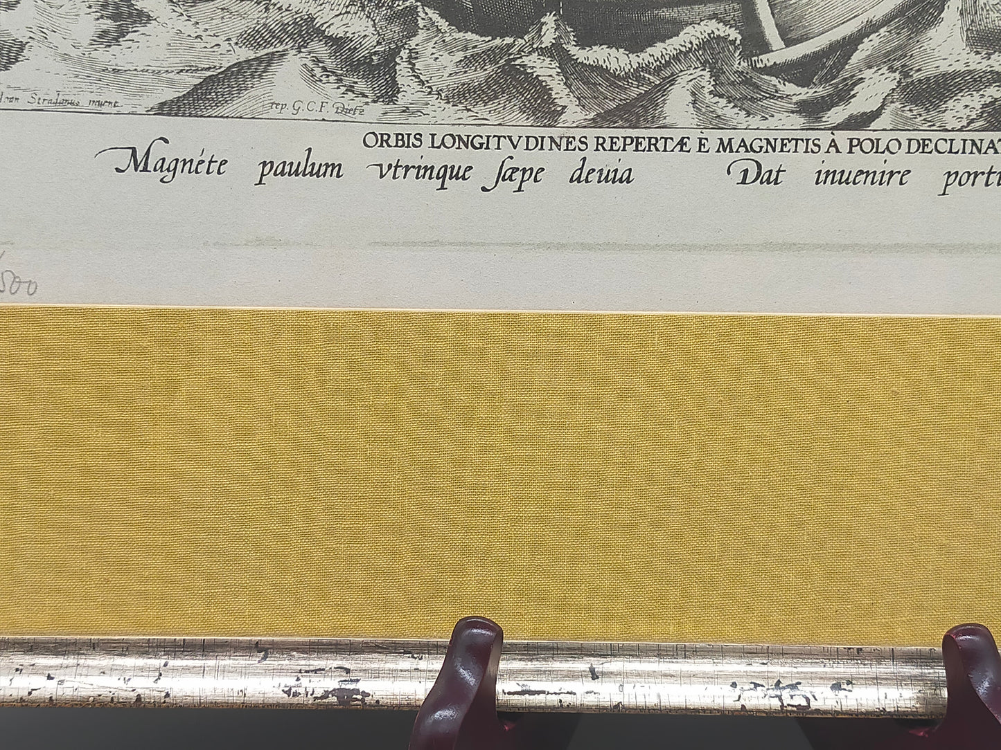 Historisches Bild "Orbis Longitudines" – Ioan Stradanus Maritimer Kupferstich
