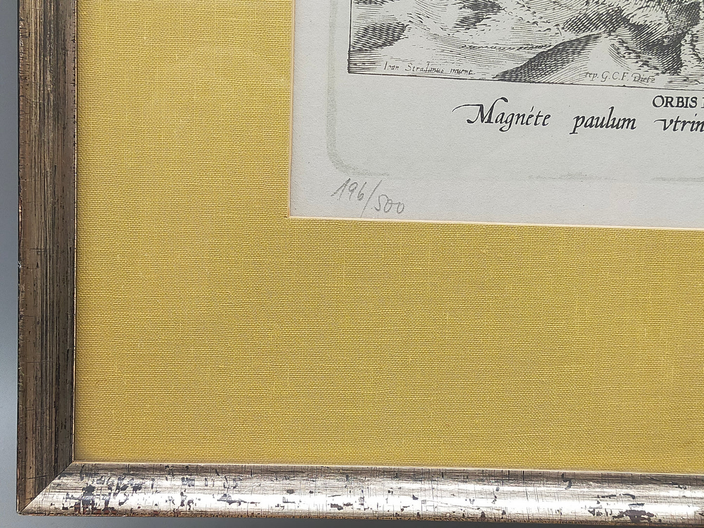 Historisches Bild "Orbis Longitudines" – Ioan Stradanus Maritimer Kupferstich