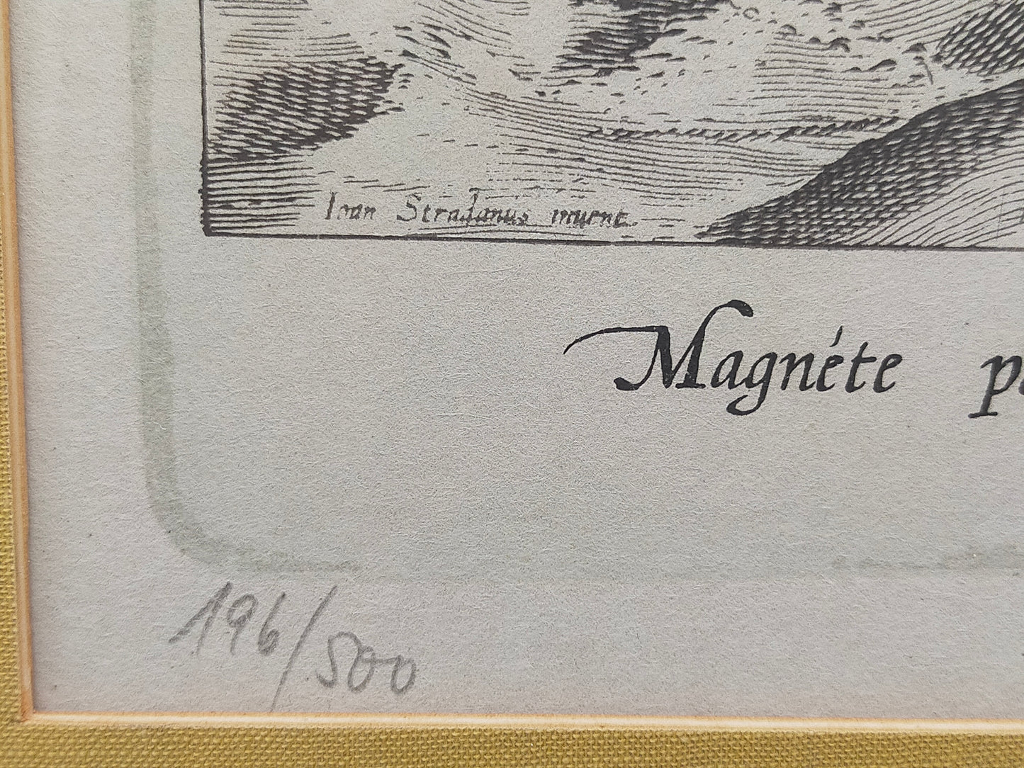 Historisches Bild "Orbis Longitudines" – Ioan Stradanus Maritimer Kupferstich