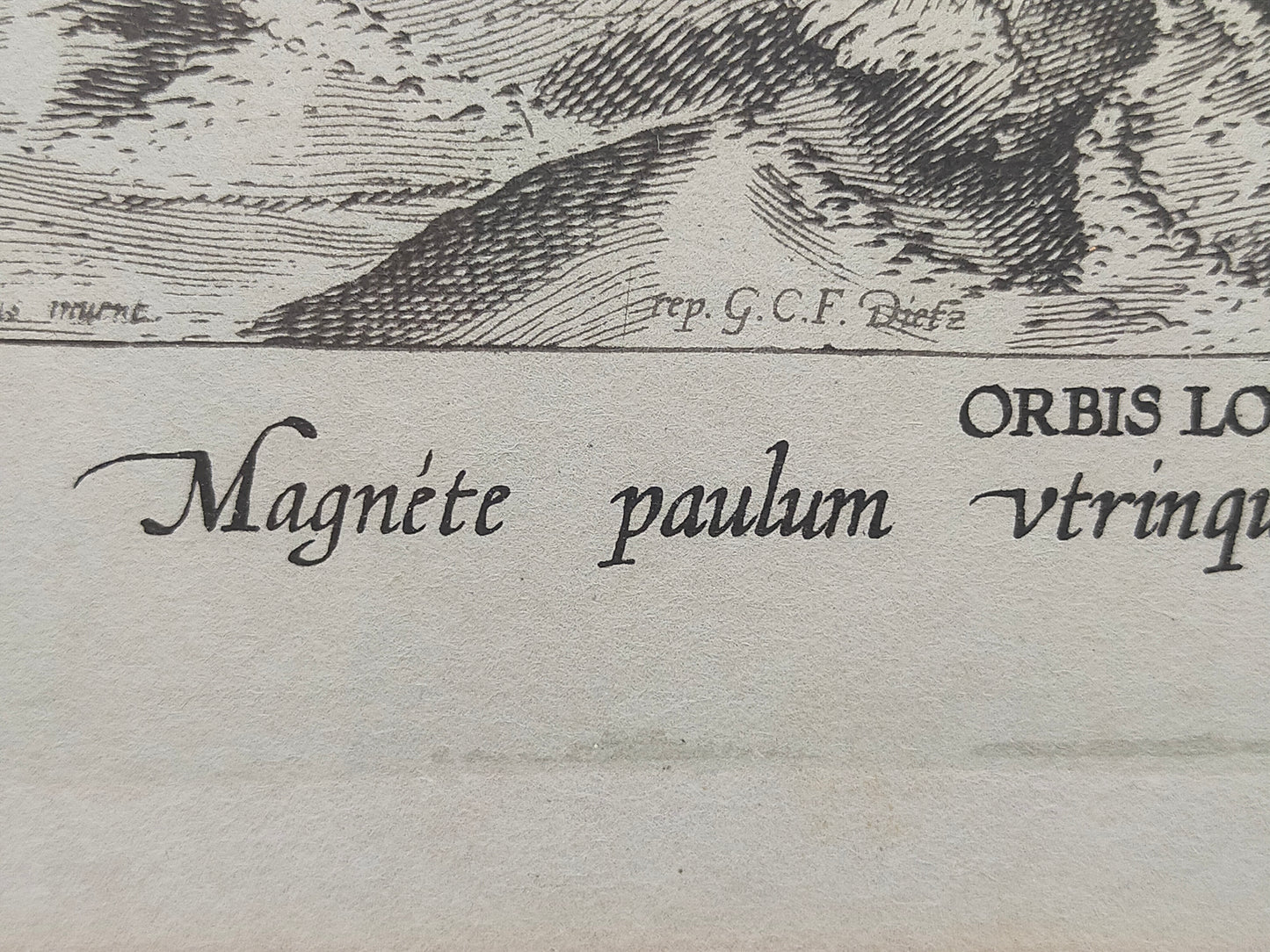 Historisches Bild "Orbis Longitudines" – Ioan Stradanus Maritimer Kupferstich
