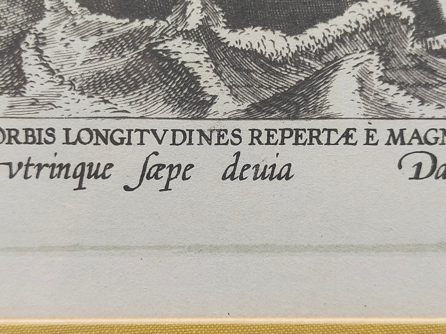 Historisches Bild "Orbis Longitudines" – Ioan Stradanus Maritimer Kupferstich