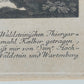 Historische Tierdarstellung von 1758 – Edler Kupferstich im Holzrahmen