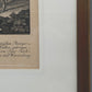 Historische Tierdarstellung von 1758 – Edler Kupferstich im Holzrahmen