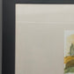 Original Aquarell M. Krannov – Bäuerin am Brunnen im Holzrahmen