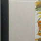 Original Aquarell M. Krannov – Bäuerin am Brunnen im Holzrahmen