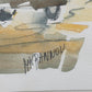 Original Aquarell M. Krannov – Bäuerin am Brunnen im Holzrahmen