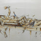 Peter Freese Lithografie 1988 – Limitierte Kunst im goldenen Rahmen - Signiert