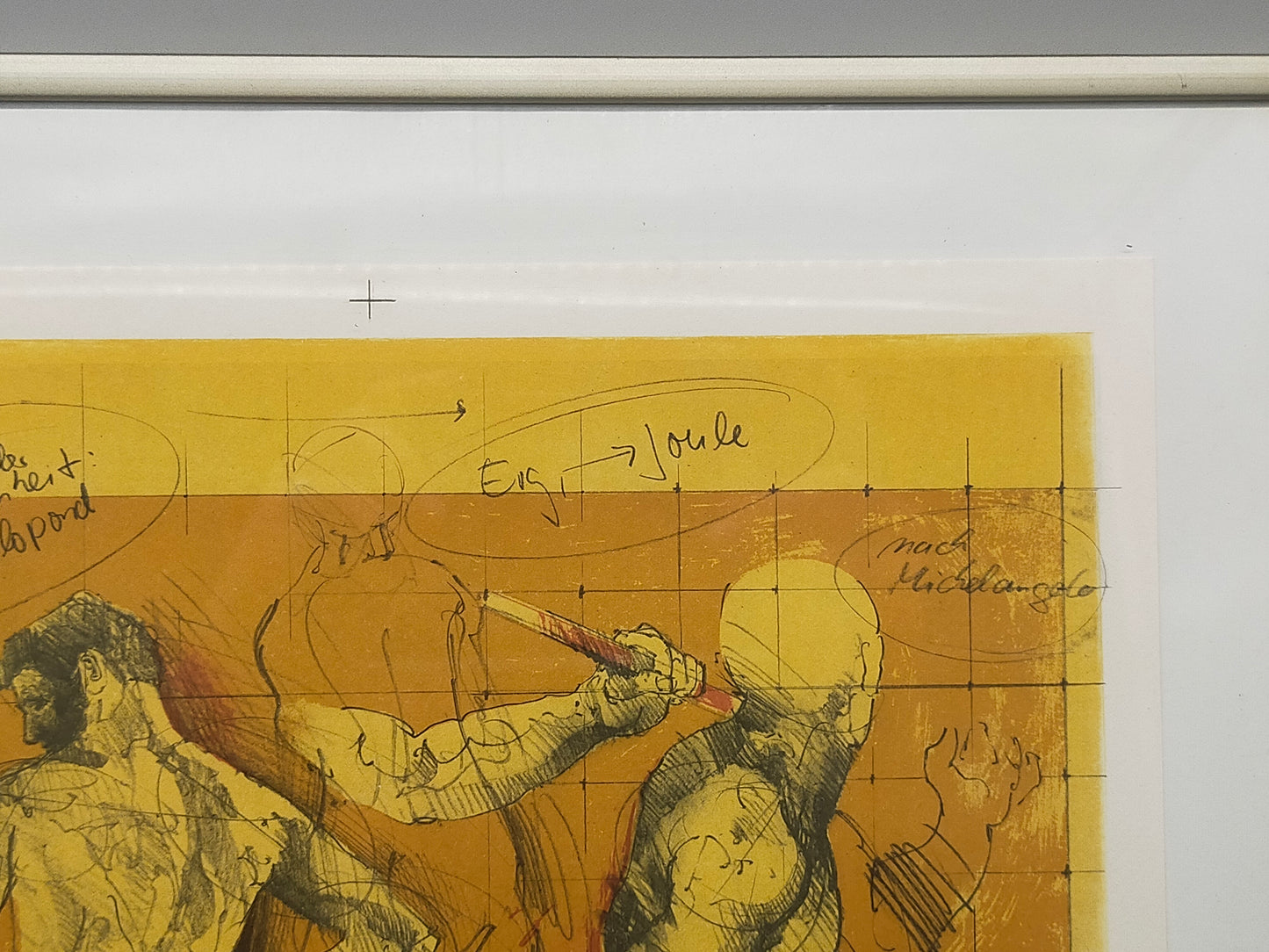 Limitierte Grafik „Arbeit: Kraft mal Weg“ – Signiertes Kunstwerk (1984)