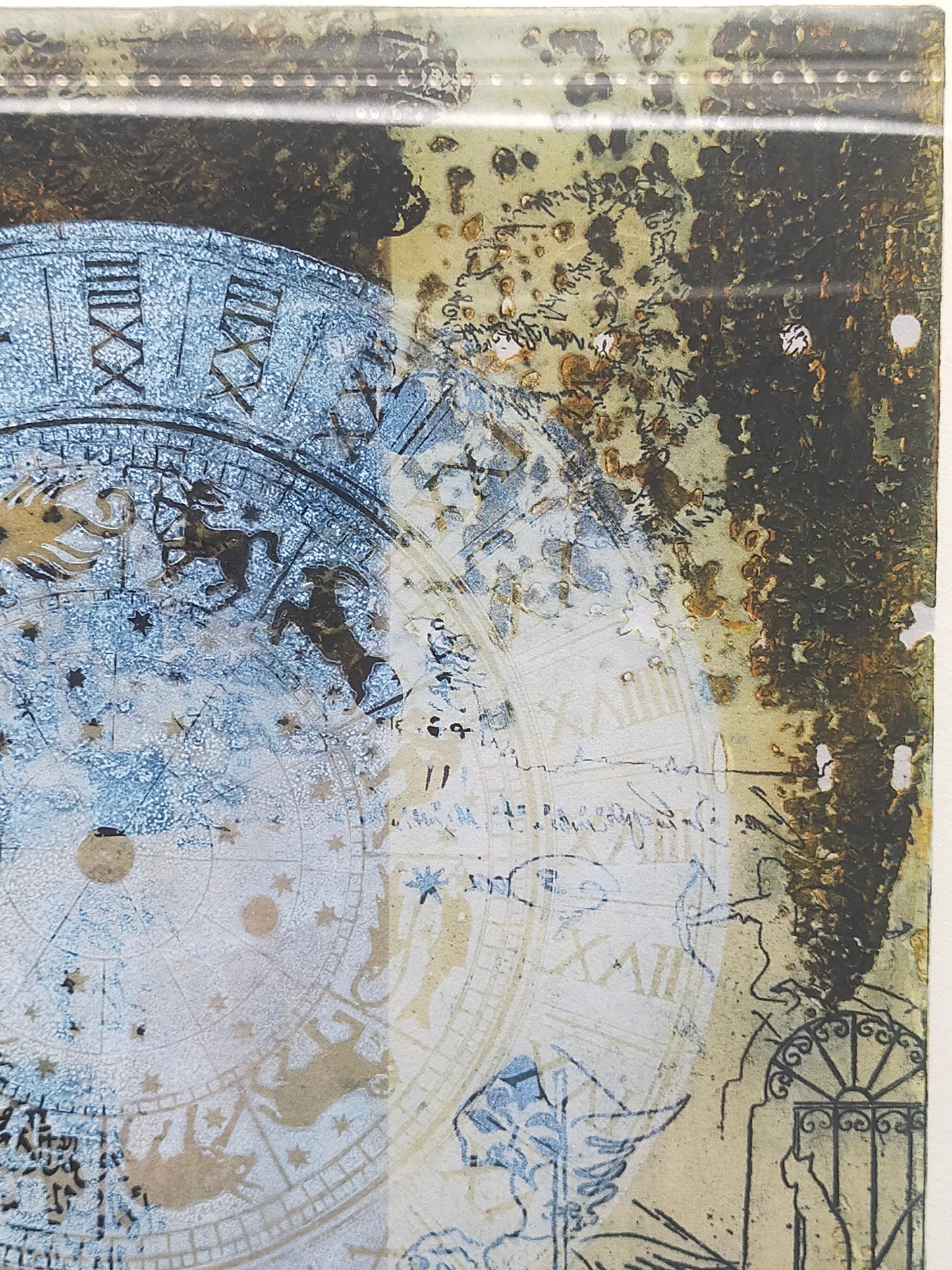 Limitierte Radierung "Zodiac" hinter Glas – Signiert & Nummeriert (320/330)