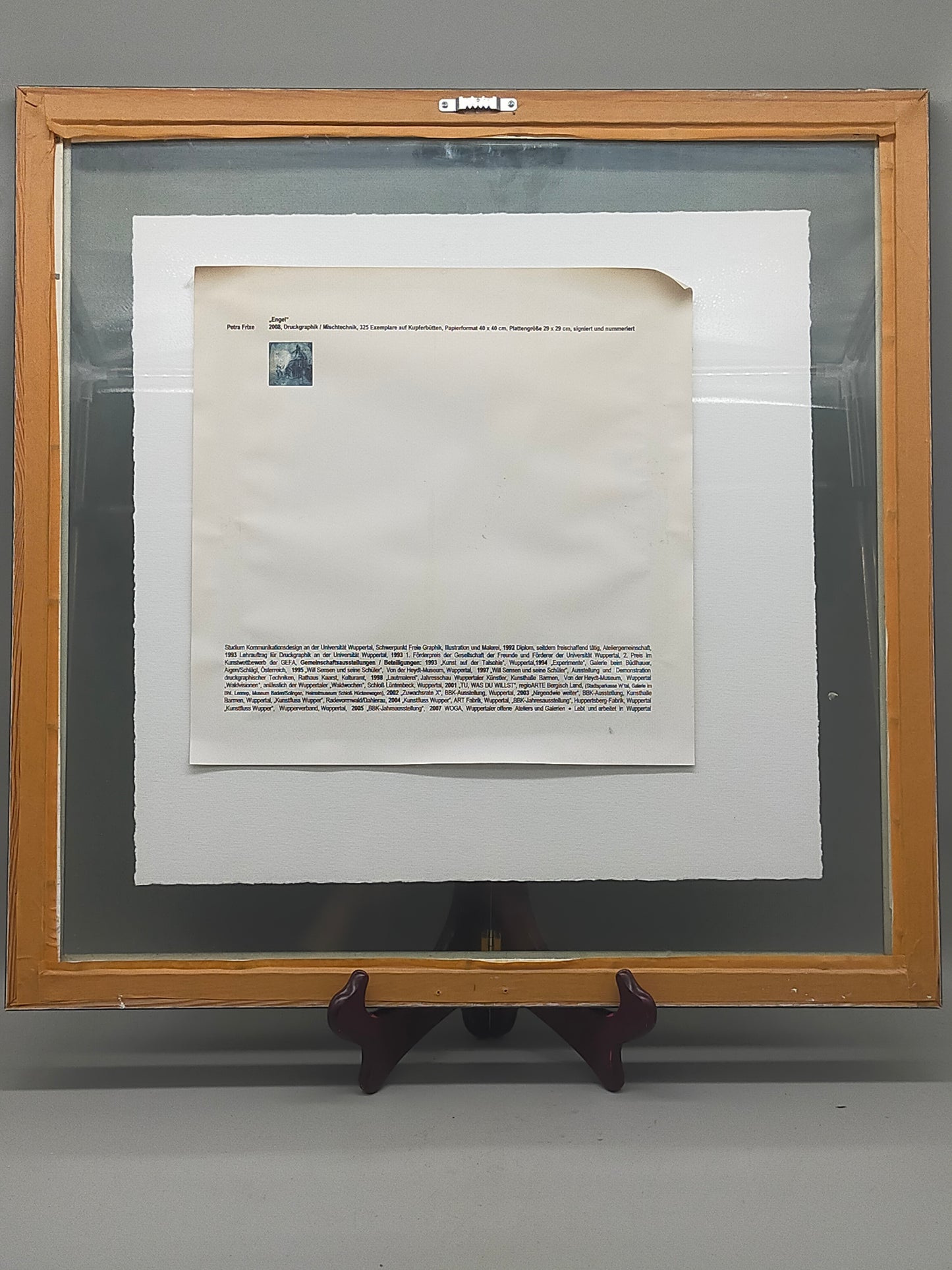 Petra Frixe „Engel“ – Handsignierte Grafik - 2008