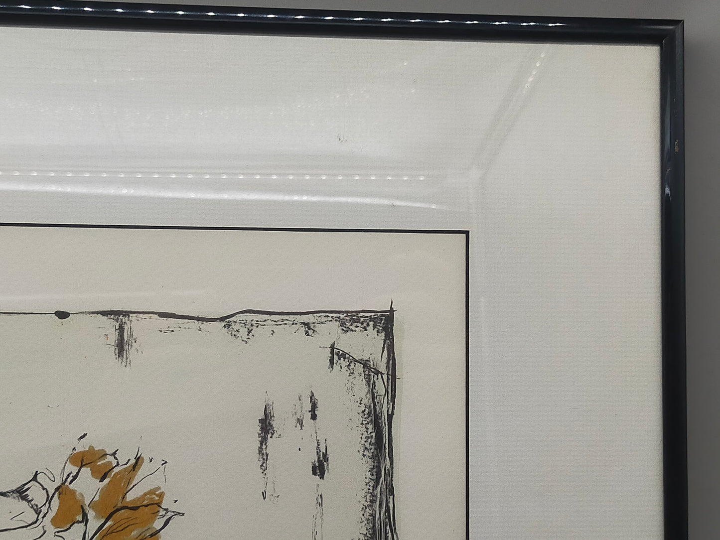 Anja Manderbach Original Grafik Sonnenblumen – Signiert & Limitiert 1994