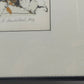 Anja Manderbach Original Grafik Sonnenblumen – Signiert & Limitiert 1994