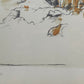 Anja Manderbach Original Grafik Sonnenblumen – Signiert & Limitiert 1994
