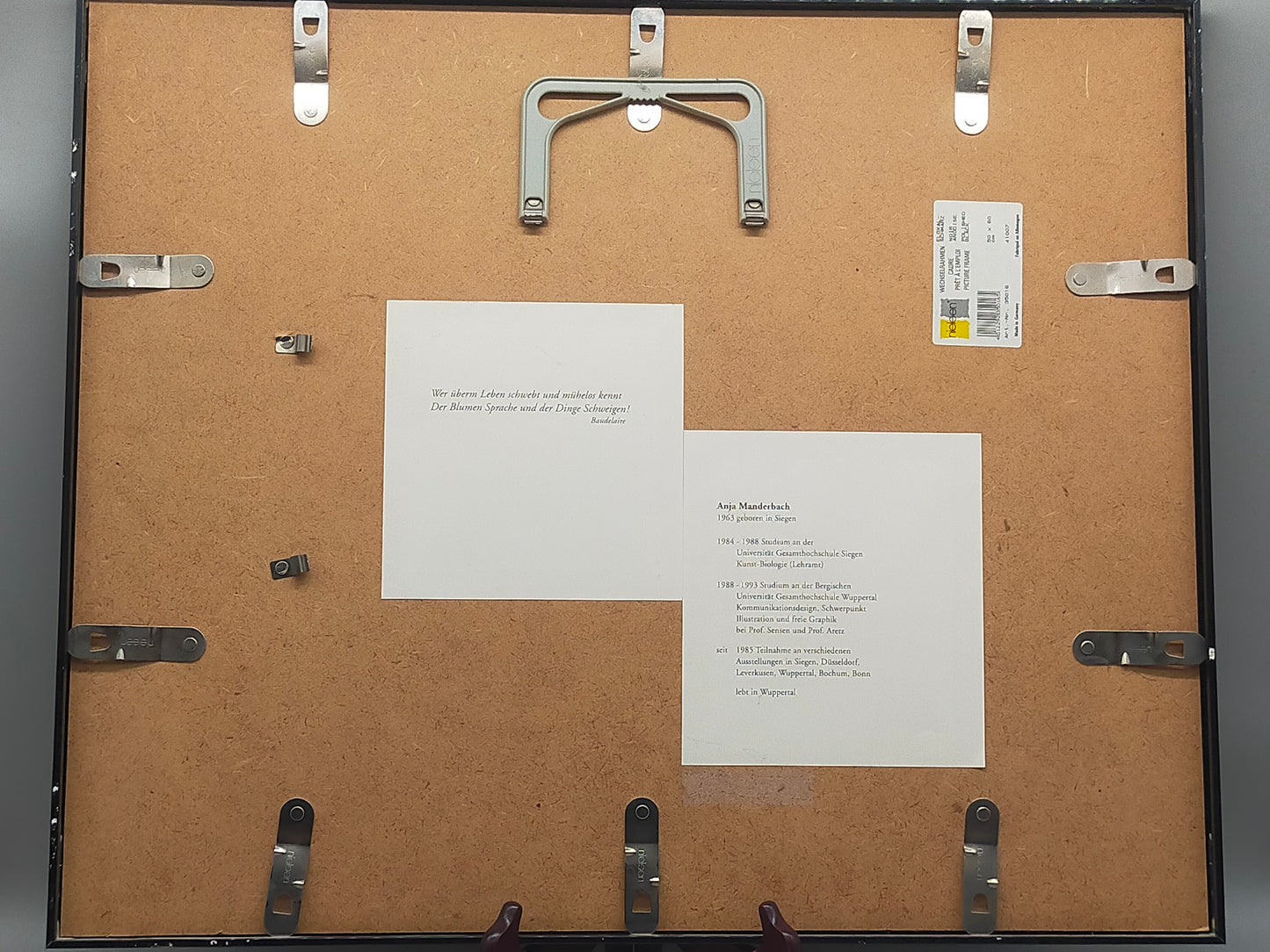 Anja Manderbach Original Grafik Sonnenblumen – Signiert & Limitiert 1994