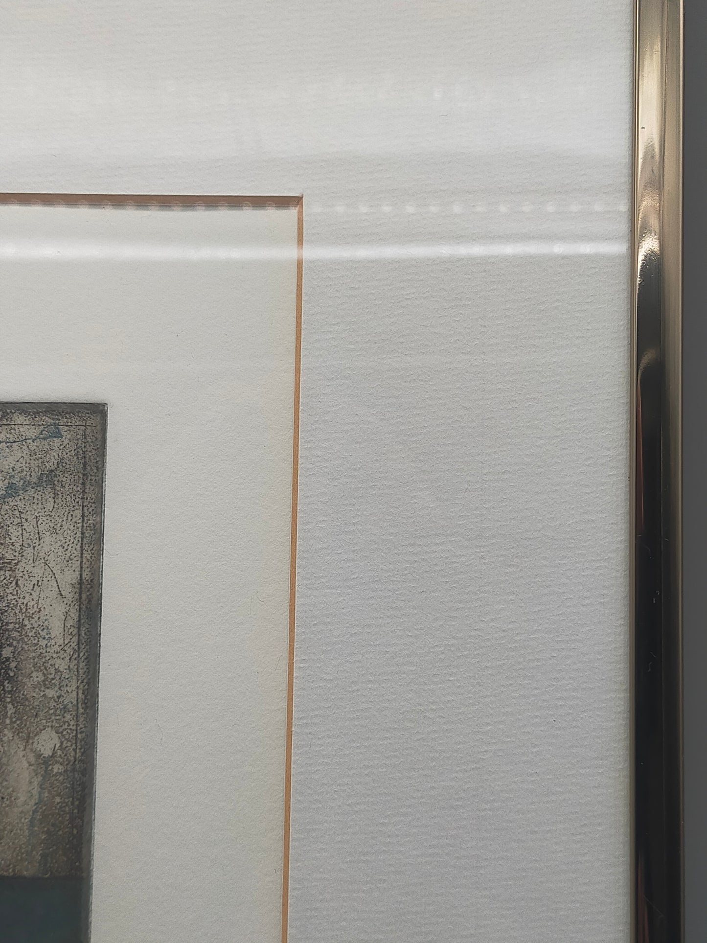 Limitierte Grafik „Zelmer '83“ – Moderner Kunstdruck im Metallrahmen